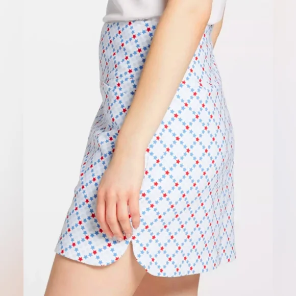 NWT🔥Tummy Control Lady Hagen Skort Red & Blue Stars 🤩 XS or Med - Picture 5 of 14
